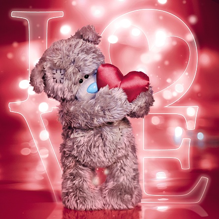 3D-Kort, Bamse med hjerte - Me To You
